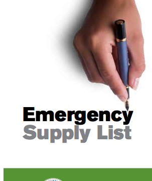 Make sure your emergency kit is stocked with the items on the checklist below. Most of the items are inexpensive and easy to find, and any one of them could save your life.
