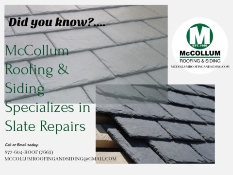 slate repairs by McCollum Roofing & Siding_West Orange Roofer